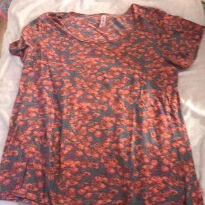 Lularoe size 3X classic tee - roses